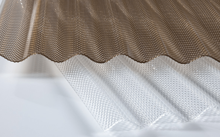 Suntuf® BH Campione in Policarbonato Ondulate A Nido D'ape 2,8mm -100x100mm
